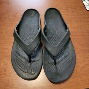 Croc flip flops
